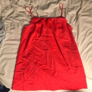 J.Crew Factory 00 Ruffle Cami Salmon